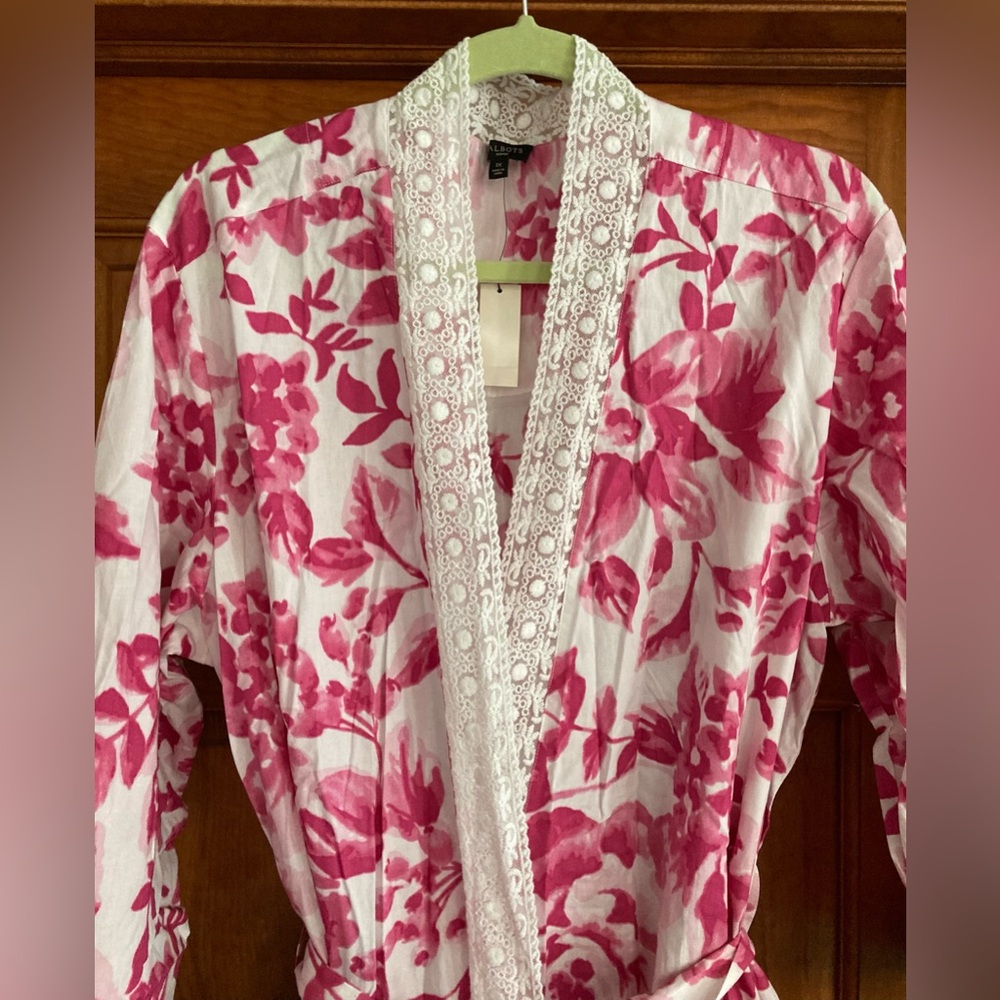 Talbots Plus Size Robe - Picture 3 of 8